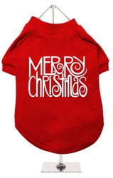 Tee-shirt rouge Merry Christmas