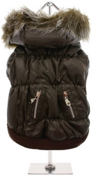 Manteau matelassé Brun foncé
