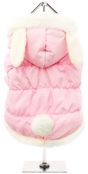 Manteau matelassé Lapin Rose