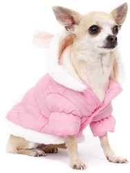 Manteau matelassé Lapin Rose