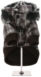 Manteau Gris Brun