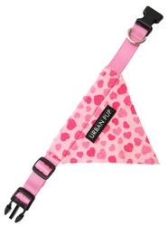 Bandana Rose à coeurs