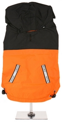 Imperméable Noir et Orange