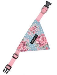 Bandana Floral Bleu et Rose
