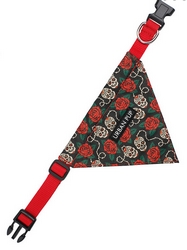 Bandana rouge Têtes de mort