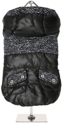 Manteau Tweed Noir