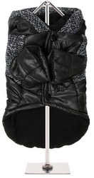 Manteau Tweed Noir