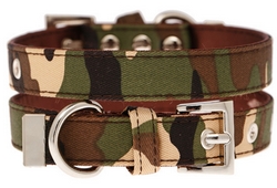 Collier en tissu Camouflage S à L