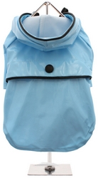 Imperméable basique bleu