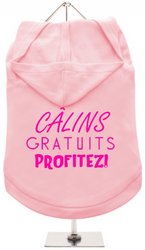 Tee-shirt à capuche Câlins gratuits, profitez! XXS à XL