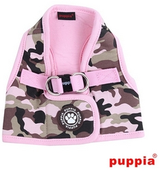 Veste Harnais Camouflage Rose