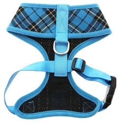 Harnais souple rayé bleu XXS à XL
