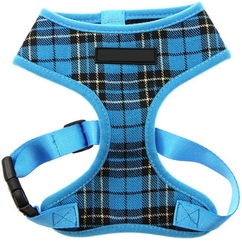 Harnais souple rayé bleu XXS à XL