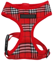 Harnais souple rayé rouge XXS à XL