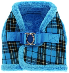 Harnais veste rayé Bleu XXS à XL
