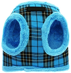 Harnais veste rayé Bleu XXS à XL