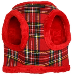 Harnais veste rayé rouge XXS à XL