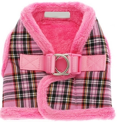 Harnais veste rayé Rose XXS à XL
