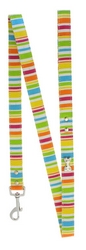 Laisse en nylon multicolor S à L