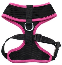 Harnais souple rose fluo XXS à XL