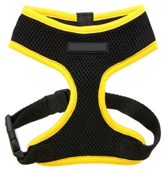 Harnais souple jaune fluo XXS à XL
