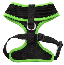 Harnais souple vert fluo XXS à XL