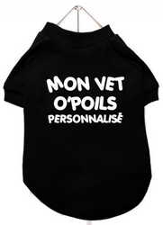 Tee-shirt pour chien à personnaliser